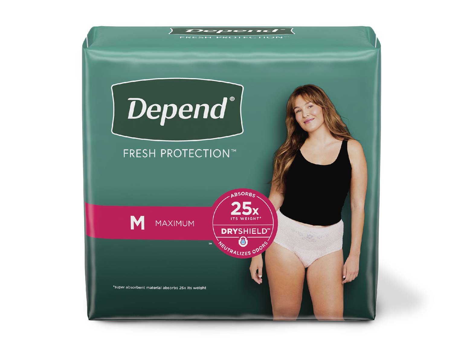 Depend® Incontinence Fresh Protection™ Underwear for Women