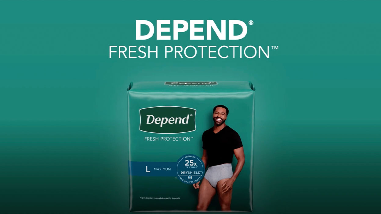 Depend Men Washable Underwear Light Absorbency M 1 pack, Men's