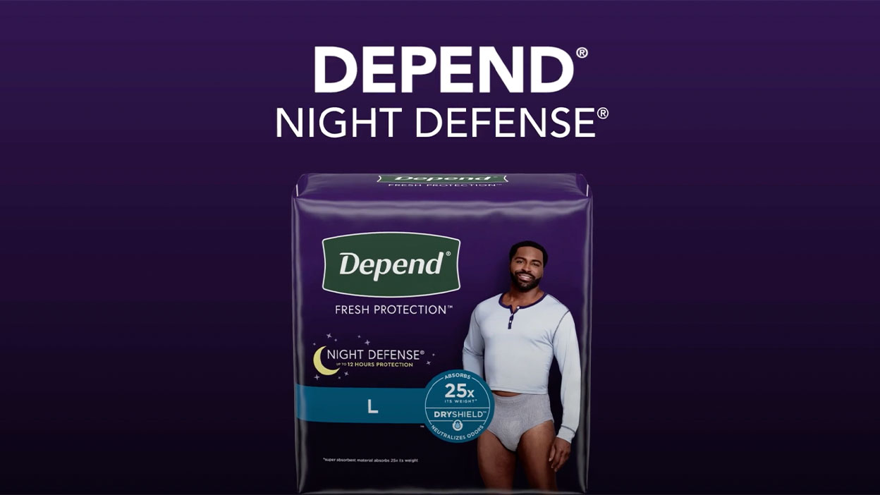 Night Defense® Incontinence Underwear for Men | Depend® US